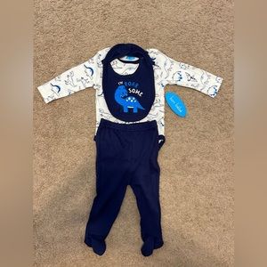 Bon Bébé 3 piece I’m Roarsome Set 6-9 months